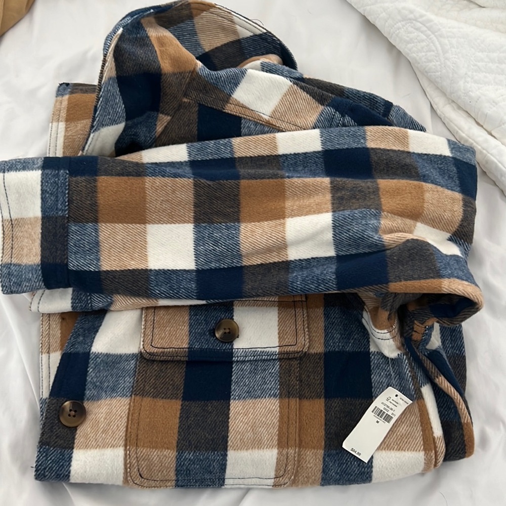 Brand new flannel jacket